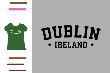 Dublin İrlanda tişört tasarımı