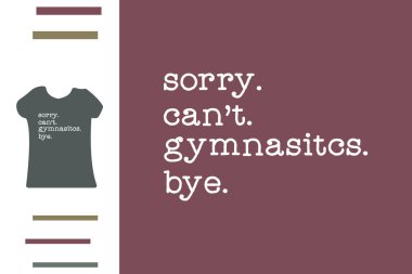 jimnastik anne tişörtü tasarımı