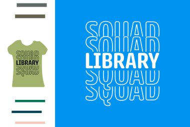 kitaplık takımı t-shirt tasarımı