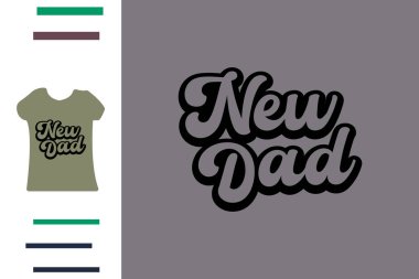 Yeni baba t-shirt tasarımı