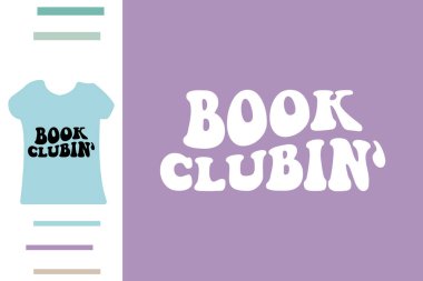 Kitap kulübü t-shirt tasarımı