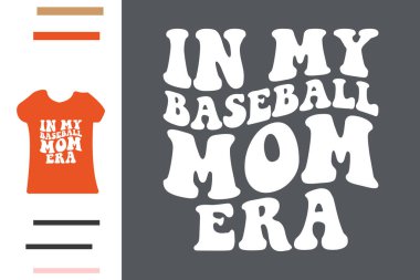 Beyzbol anne dönemimin gömlek tasarımında.