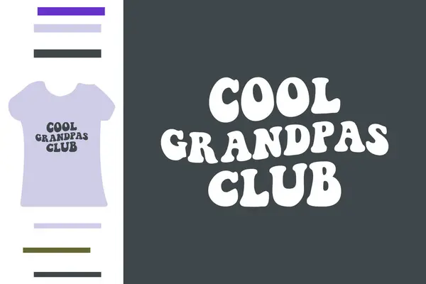 Dede kulübü tişört tasarımı.