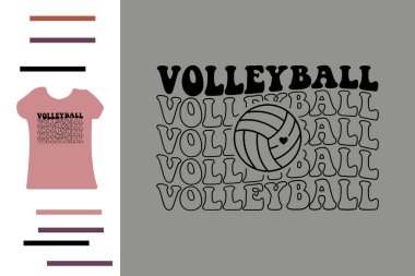 En iyi voleybol aşığı tişört tasarımı