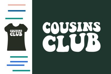 Kuzenler kulübü t-shirt tasarımı