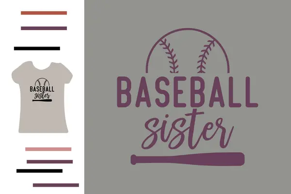 beysbol kız kardeşi t-shirt tasarımı