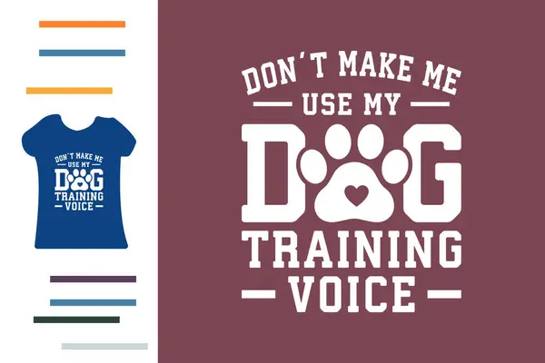 Köpek eğitmeni t-shirt tasarımı