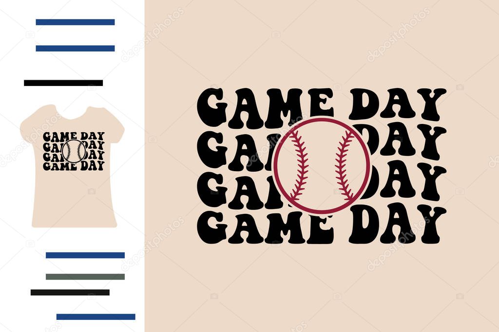 Game day t shirt design