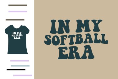 Softball dönemimin tişört tasarımında