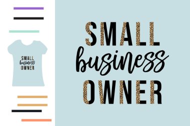 Leopar küçük işletme gömleği tasarımı