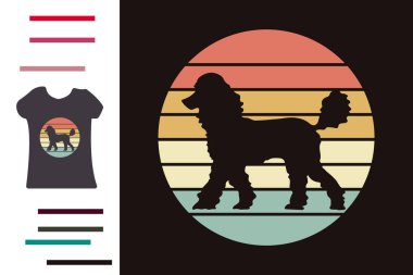 Kaniş köpeği t-shirt tasarımı
