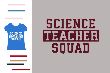 Fen öğretmeni takımı t-shirt tasarımı