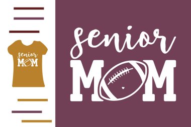 Son sınıf rugby annesi t-shirt tasarımı