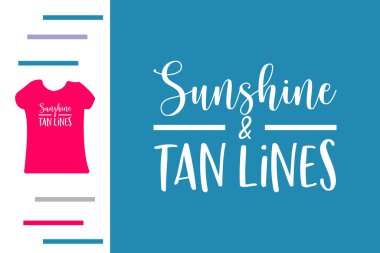 Güneş yanığı çizgileri gömlek tasarımı