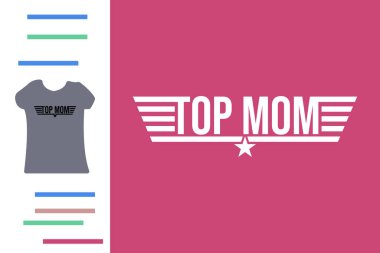 En iyi anne tişört tasarımı.