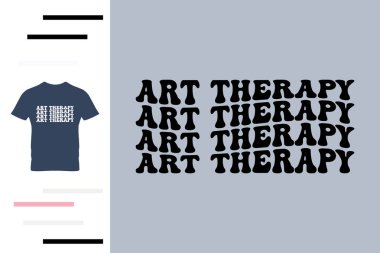 Sanat terapisi t-shirt tasarımı