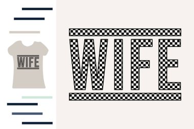 Kareli eş t-shirt tasarımı