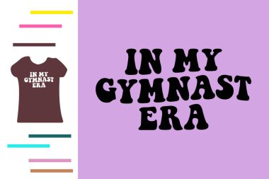 Benim jimnastik dönemimde tişört tasarımımda