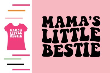 Annemin küçük en iyi tişört tasarımı.