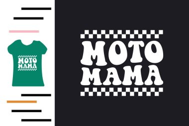 Moto Mama 'nın gömleğini yarıştırın.