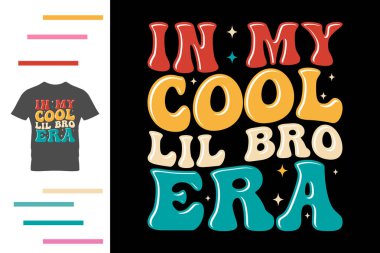 Havalı küçük kardeş dönemi t-shirt tasarımımda