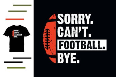 Amerikalı futbolcu t-shirt tasarımı