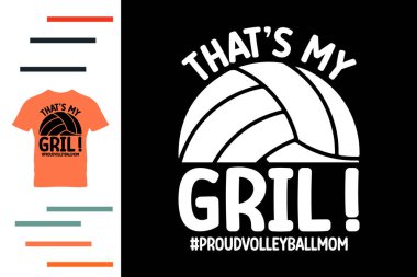 Gururlu voleybol annesi gömleği tasarımı