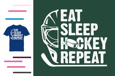 Hokey oyuncusu t-shirt tasarımı
