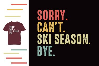 Kayak sezonu gömlek tasarımı