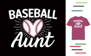 Teyzem için beyzbol tişörtü.