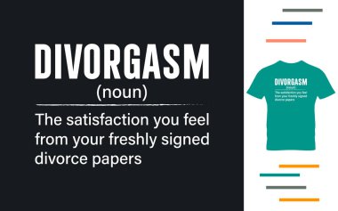  Boşanma partisi t-shirt tasarımı