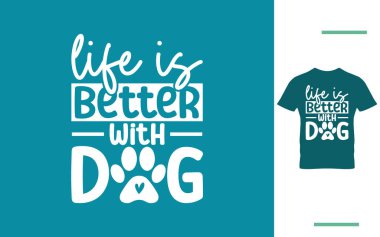 Köpek tişörtü tasarımıyla hayat daha güzel.