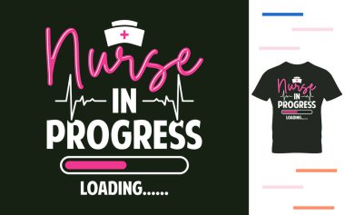 Hemşire gömleği tasarlıyor.