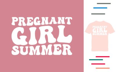 Hamile kız tişört tasarımı