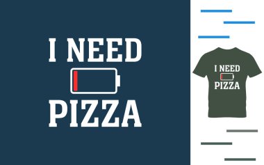 Pizza gömleği tasarımına ihtiyacım var.