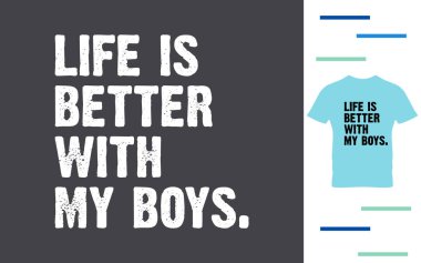 Tişört tasarlarken hayat daha iyi.