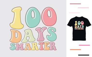 100 gün daha akıllı t-shirt tasarımı