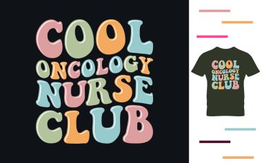 Havalı onkoloji hemşire kulübü tişört tasarımı