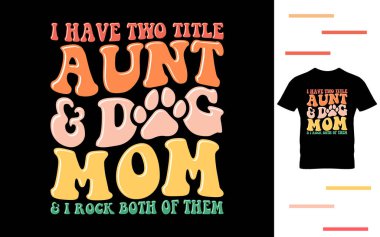 Tişört dizaynı için halam ve köpeğim var.