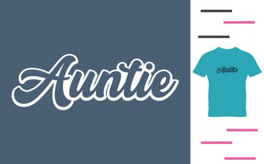 En iyi teyze t-shirt tasarımı