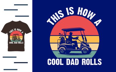 İşte havalı bir baba tişört tasarımını böyle yapar.