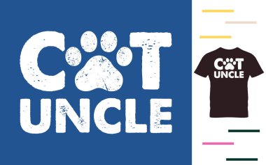 Kedi amca t-shirt tasarımı