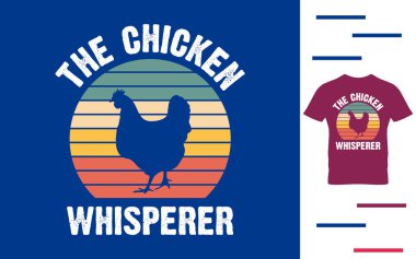Tavuk Fısıldayan Tişört Tasarımı