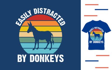 Eşeklerin gömlek tasarımıyla dikkati kolayca dağılıyor.