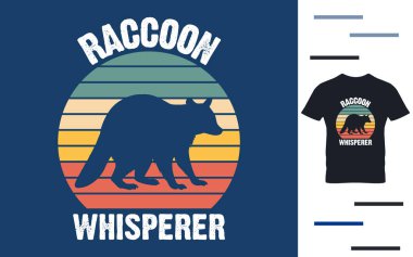 Rakun Fısıldayan Tişört Tasarımı