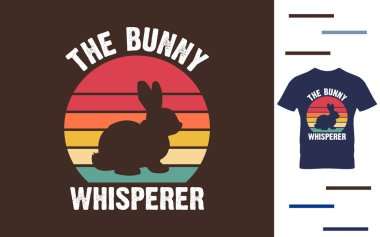 Tavşan Fısıldayan Tişört Tasarımı