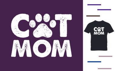 kedi anne t-shirt tasarımı