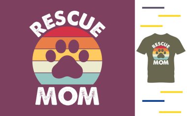 Annemi kurtar. Gömlek tasarımı.