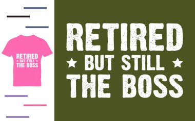 Emekli oldu ama hala patron gömleği tasarlıyor.