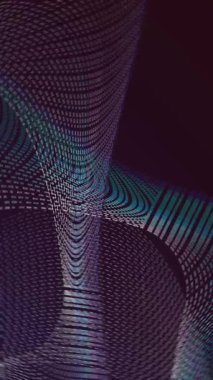 Minimum veya dinamik şekilde hareket eden arkaplan çizgilerinin soyut video görüntüleri. Hareket grafikleri, teknik sunumlar ve modern dijital tasarım için uygundur..